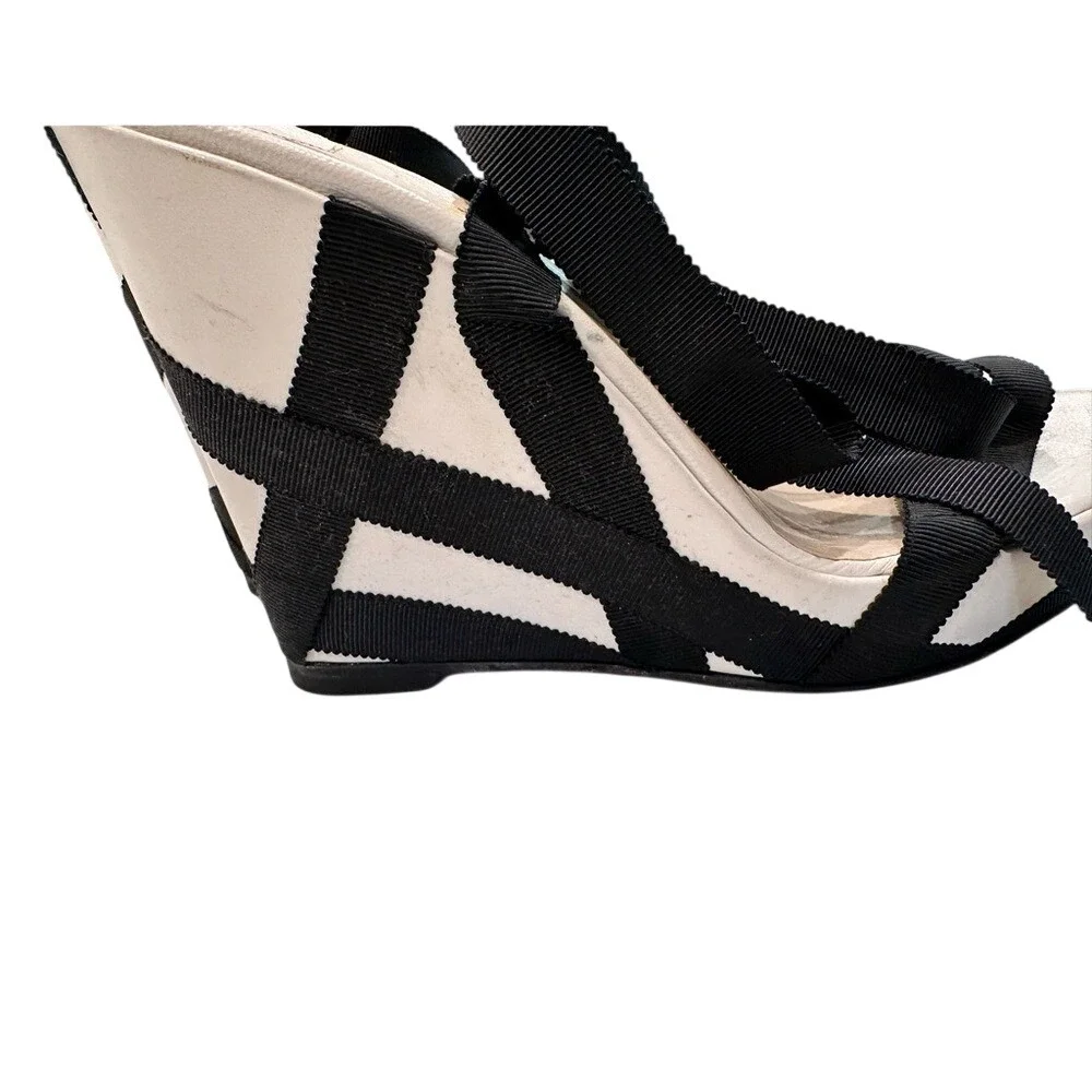 Christian Louboutin‎ Black Ribbon Sandals 38.5eu 8.5